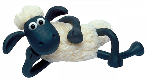 Shaun the Sheep is all ready for a story